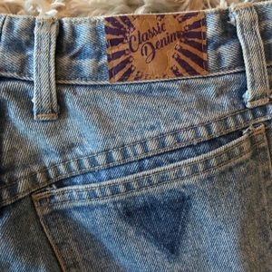 Classic denim vintage jean shorts